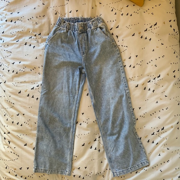 H&M Other - Kids size 10 whitewashed baggy jeans.